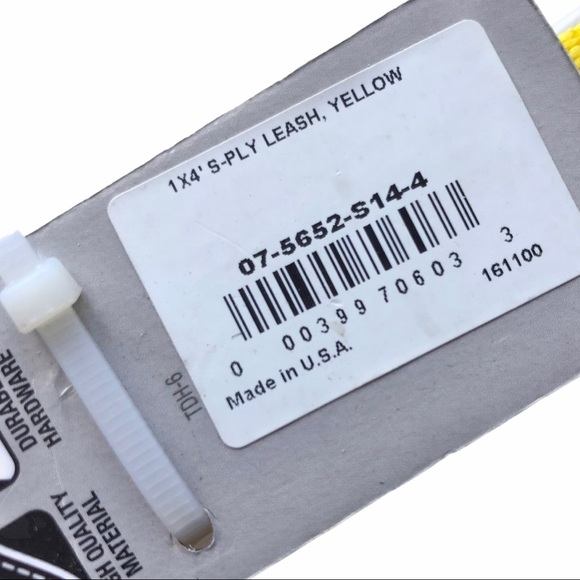 NEW Dog Leash YELLOW 4ft Nylon Terrain D.O.G. Sunshine - Picture 9 of 10